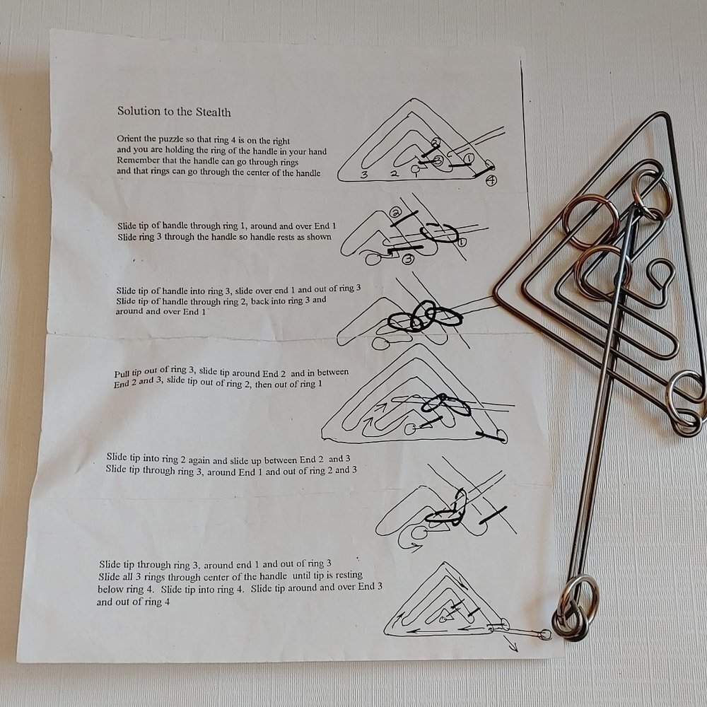 STEALTH Mind Games Puzzle with Answer Key CHALLENGE YOUR BRAIN